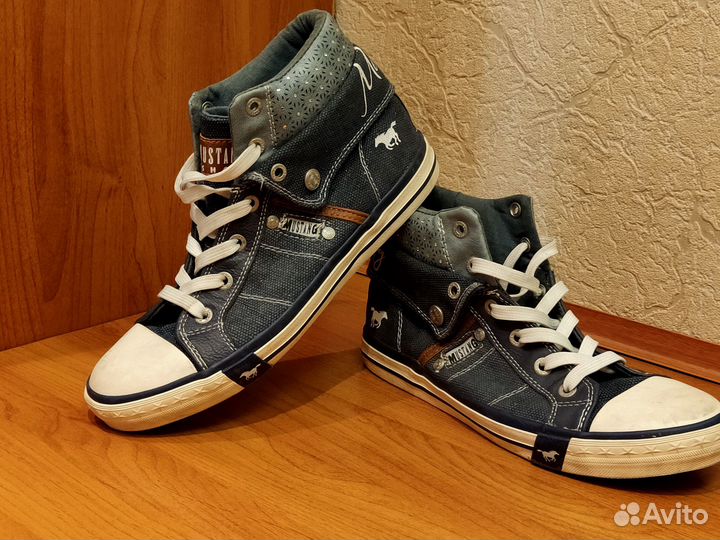 Кеды джинсовые 