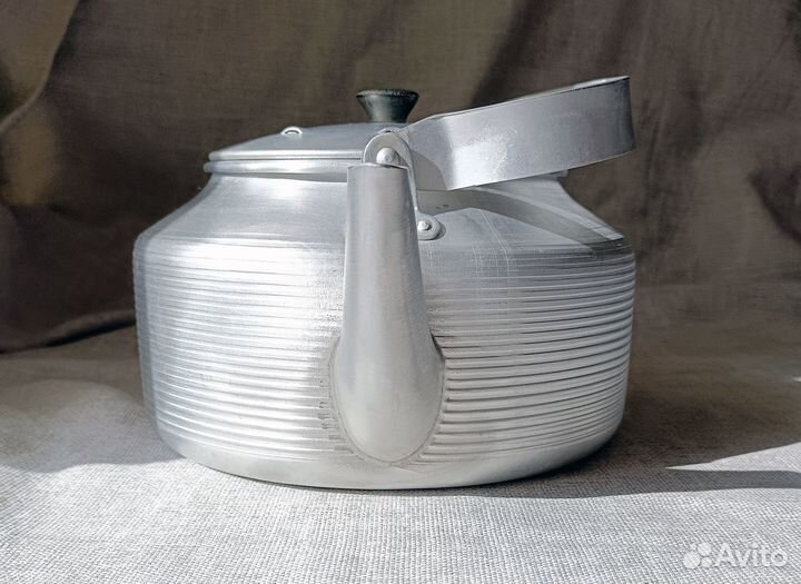 Чайник алюминиевый костровой СССР новый