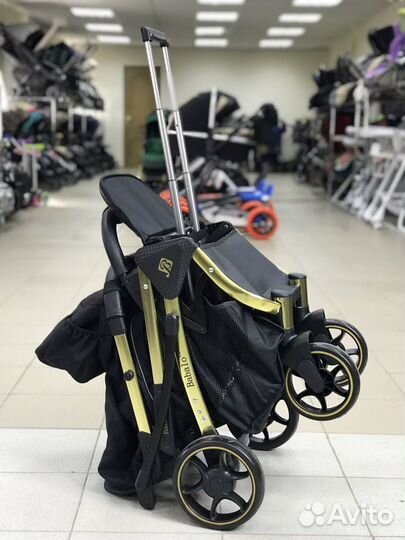 Коляска прогулочная Babalo 2022 золотая рама