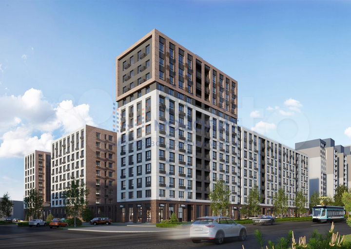 1-к. квартира, 59,5 м², 11/13 эт.