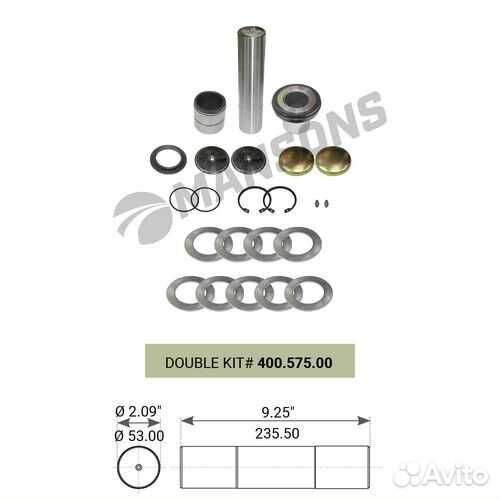 Ремкомплект шкворня MAN F200/TGM/TGA/TGS/TGX