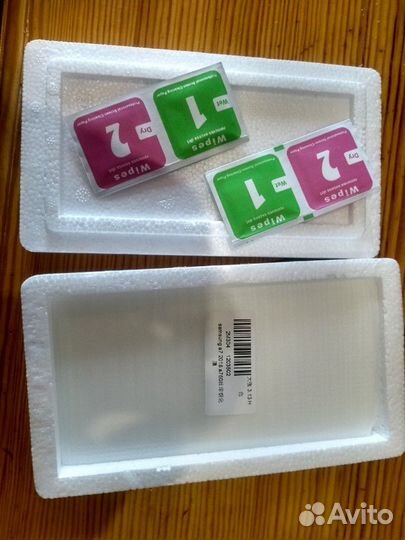 Закалённое стекло samsung А 7 2018г. 2 шт новое