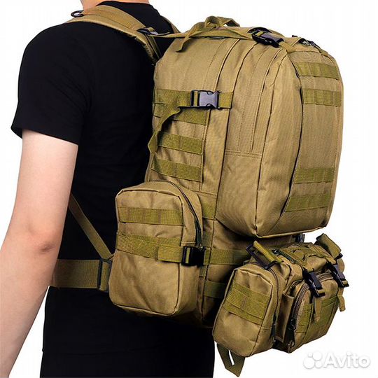 Рюкзак Combat трансформер 36-55л. (микс) (мультика