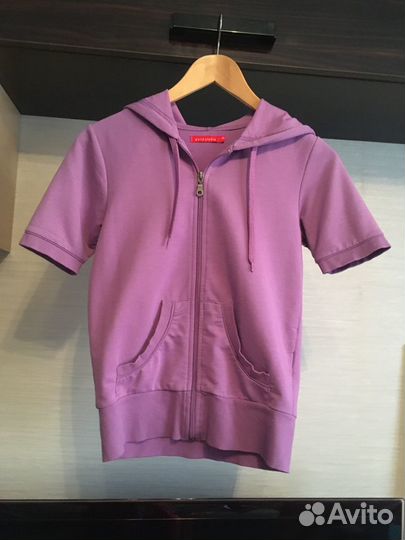 Хлопковая кофта O’stin на замке с капюшоном