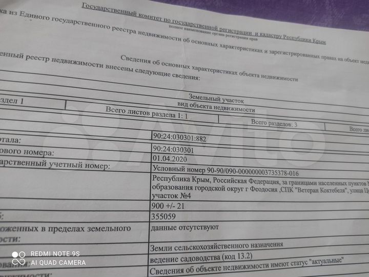 Участок 9 сот. (СНТ, ДНП)