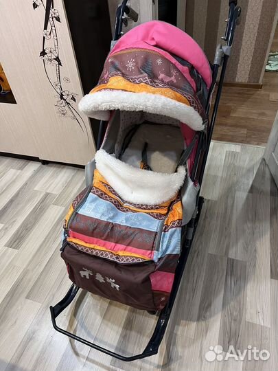 Коляска санки