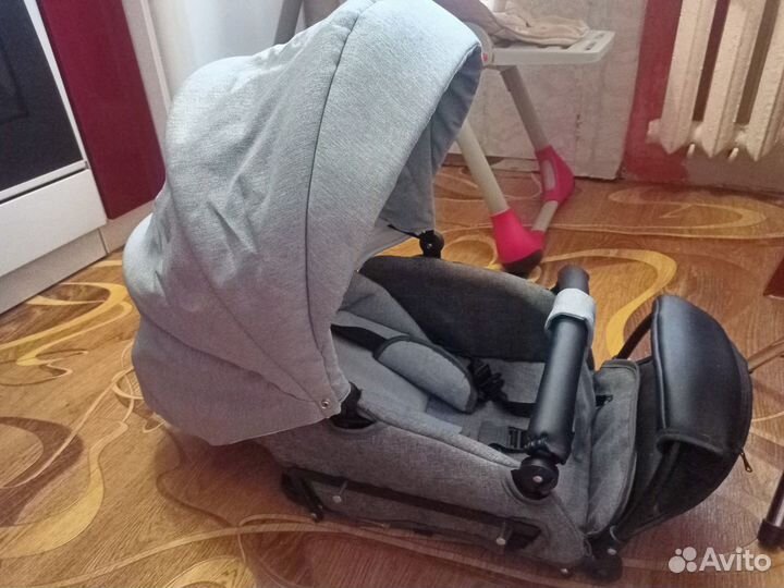 Коляска Indigo Antica 2 в 1 +новые чехлы д/колес