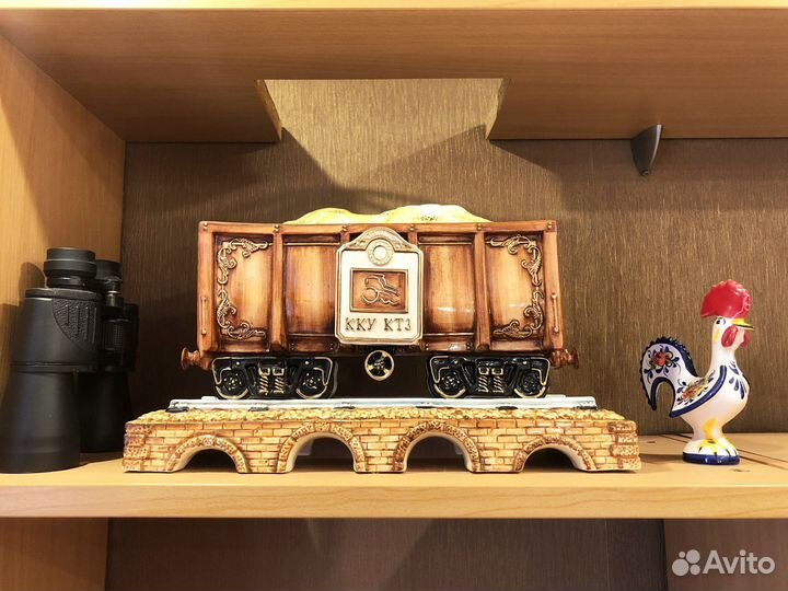 Штоф Вагон, фарфор 0,75 л редкий