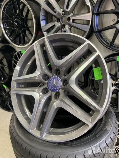 Mercedes Benz r17 5*112 стиль 221 светлый графит