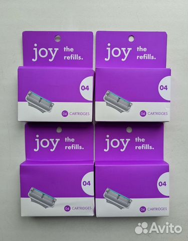 Станок Joy (Gillette Fusion) и 2 кртр. США