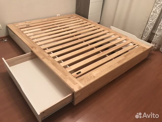 Кровать ikea mandal