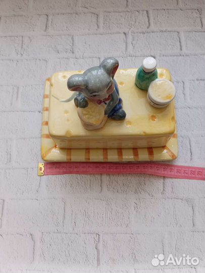 Масленка керамическая