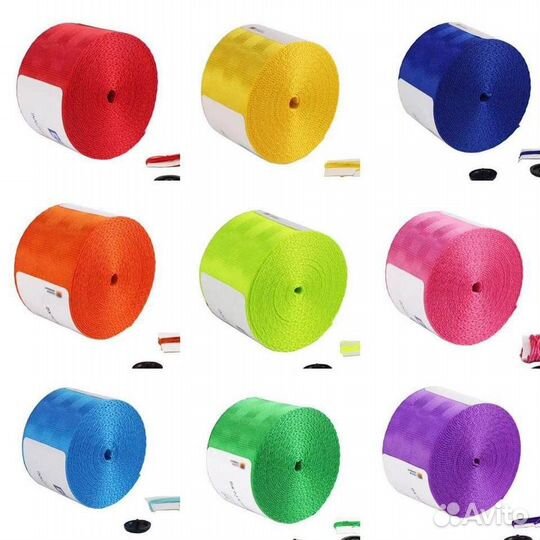 Цветные ремни безопасности