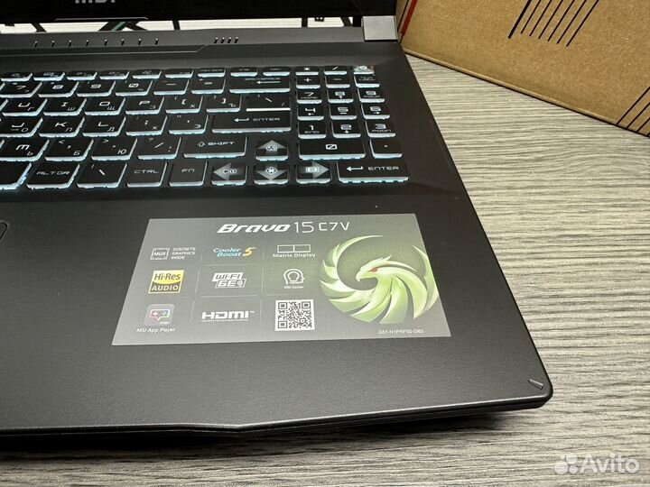 Топ игровой MSI Ryzen 5-7535H 16G RTX 4060 SSD