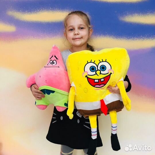 Мягкая игрушка Губка Боб и Патрик