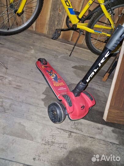 Самокат детский трехколесный бу