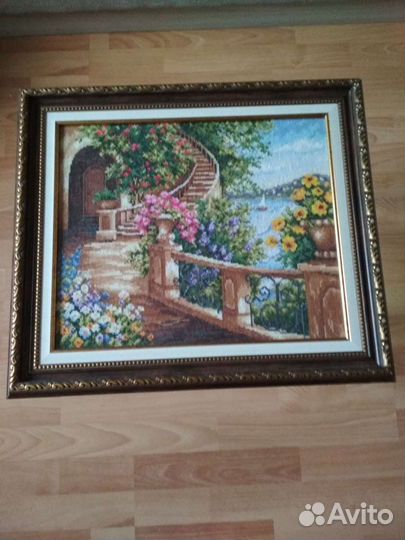 Картина вышитая крестом