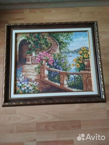 Картина вышитая крестом