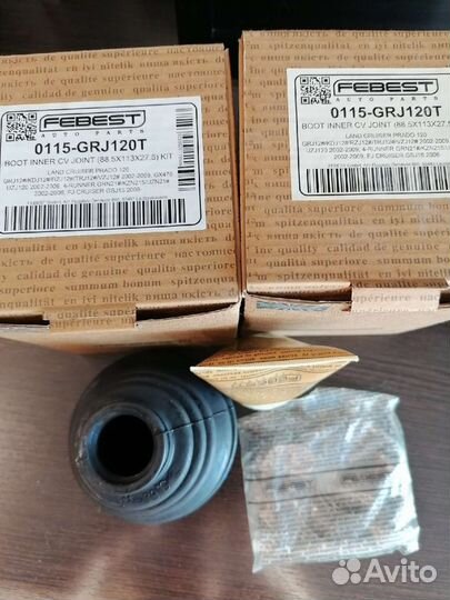 Пыльники наружнего шруса на Прадо 120