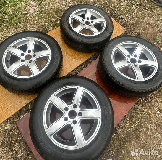 Литье диски r15 4x100 с резиной бу