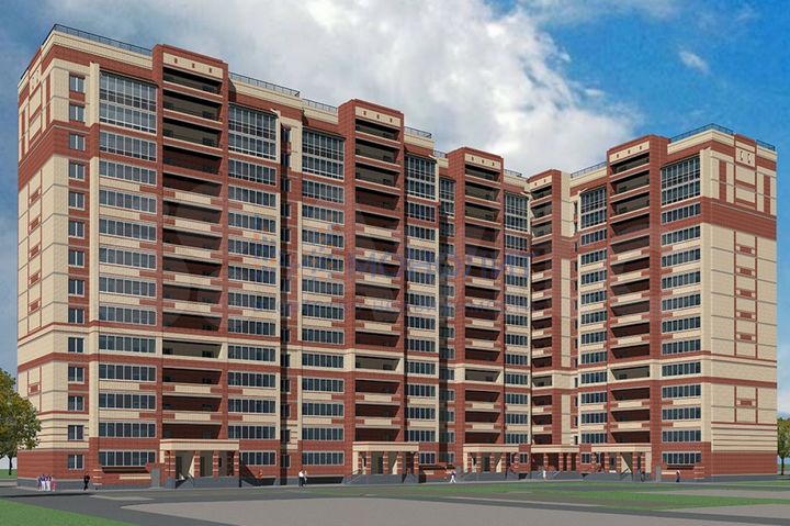 2-к. квартира, 67,4 м², 6/14 эт.