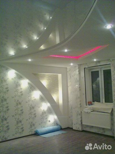 Ремонт квартир, натяжные потолки