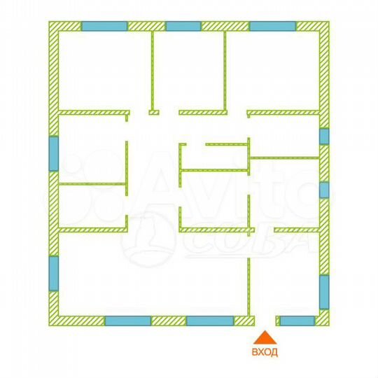 Дача 156 м² на участке 6 сот.