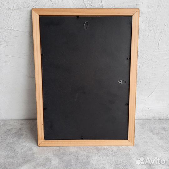 Картина маслом в рамке Кошка на счастье