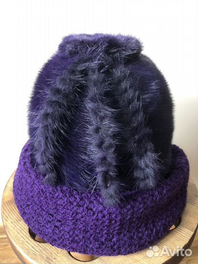 Шапка норковая и снуд
