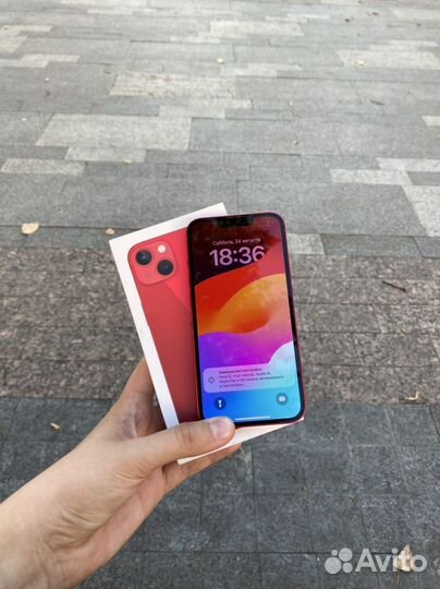 iPhone 13 128gb Red Ростест (sim+esim)