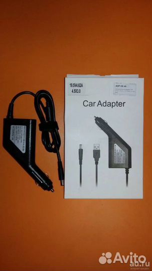 Бп Авто Dell 19.5V, 4.62A, 4.5x3.0мм с иглой, 90W