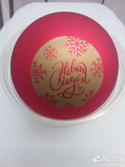 Печать на елочных шарах, игрушках