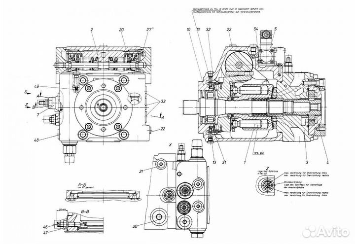 Ведущий вал T21-T22 L279.5 для Rexroth A4VG71