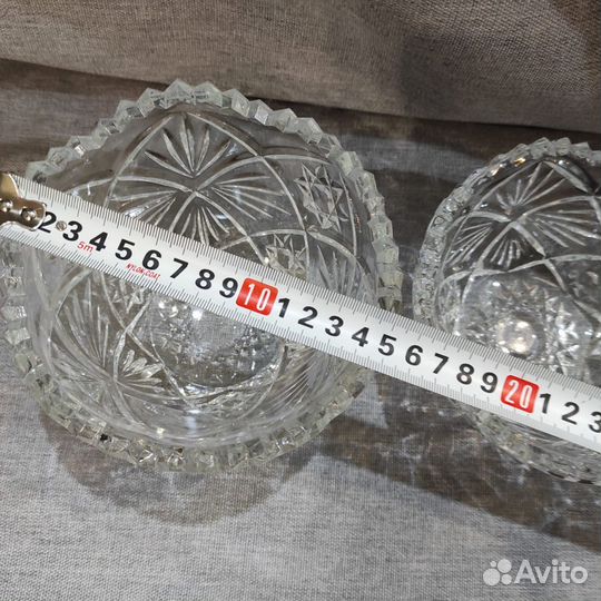 Салатник хрустальный СССР