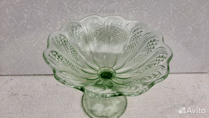 Ваза фруктовница конфетница на ножке СССР