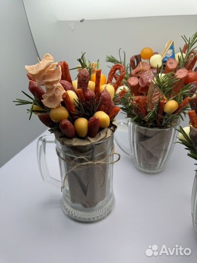 Мужские букеты съедобные