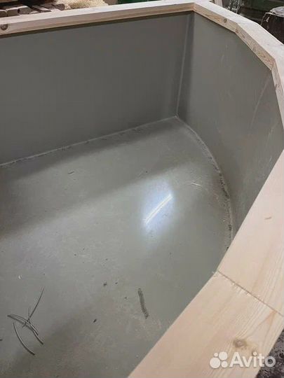 Купель угловая 180х180х100