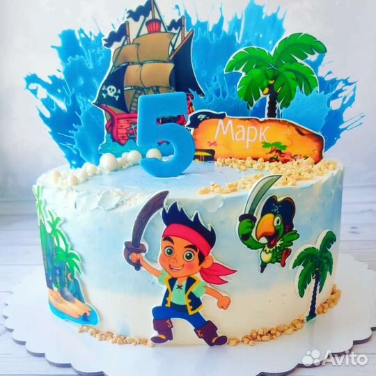 Торты/Торт Цифра/Капкейки/Меренговый рулет