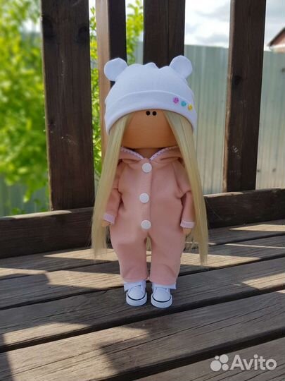 Интерьерная текстильная кукла