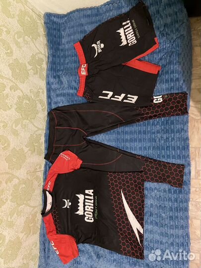 Рашгард мужской спортивный комплект 3в1