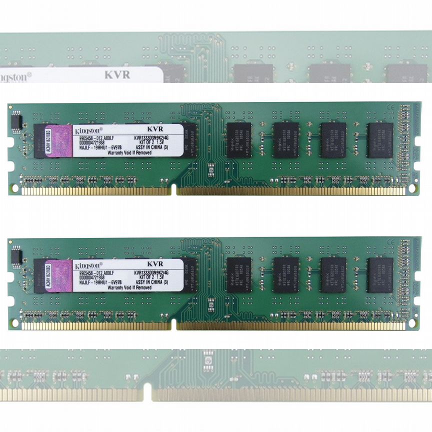 [KVR1333D3N9K2/4G] Оперативная Память Kingston 4gb Kvr1333d3n9k2/4g