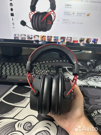 Проводные наушники HyperX Cloud Red