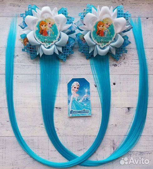 Банты с косичками