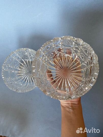 Хрустальная посуда СССР салатники
