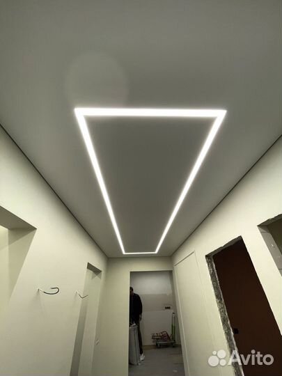 Натяжные потолки установка