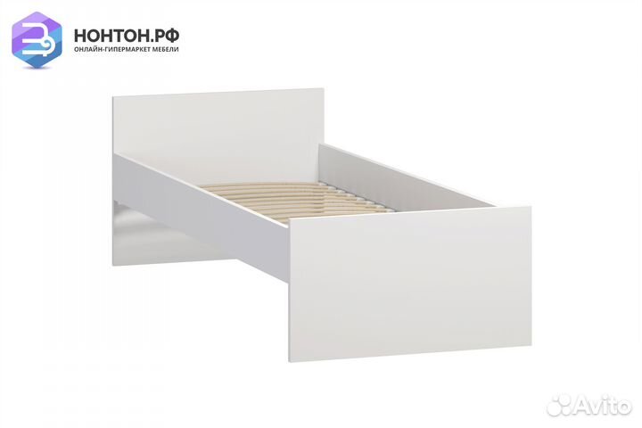 Кровать односпальная Орион белая