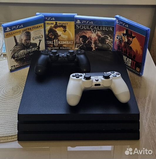 Sony playstation 4 ps4 pro 1tb с играми