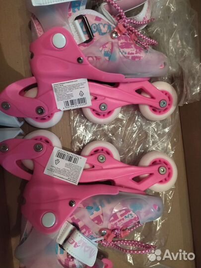 Роликовые коньки детские раздвижные