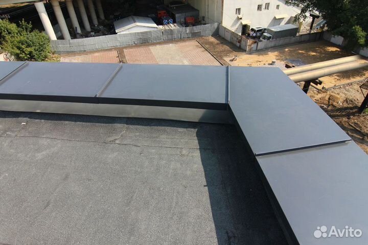 Парапетные крышки