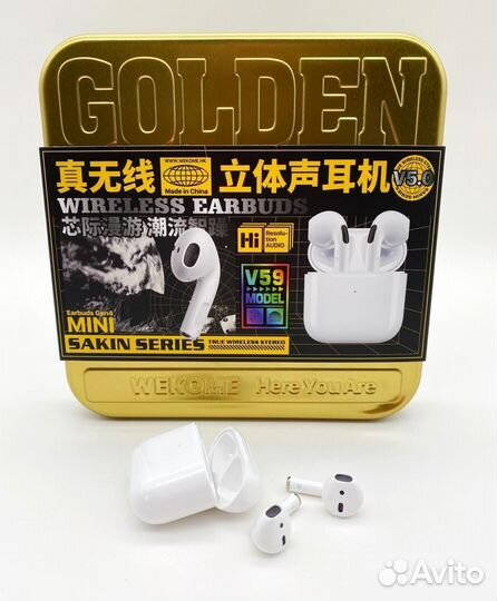 Беспроводные наушники Wecome в подарочной упаковке